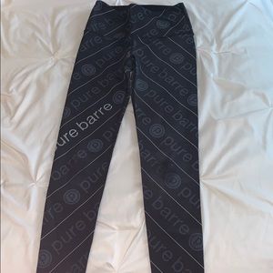 Pure Barre logo leggings
